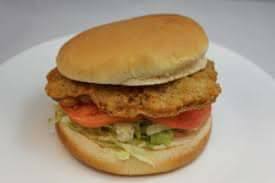 Fried Chicken Fillet Sandwich Breakfast