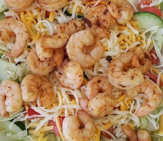 Seafood Platter Option - Grilled Popcorn Shrimp